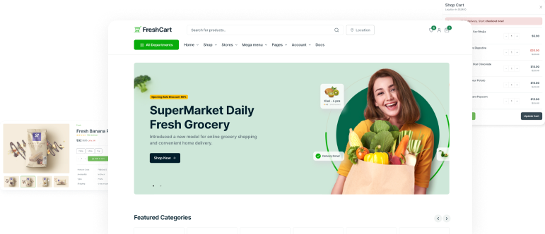 FreshCart Grocery Store Bootstrap 5 Template